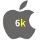 Aplicativo 6k para iOS